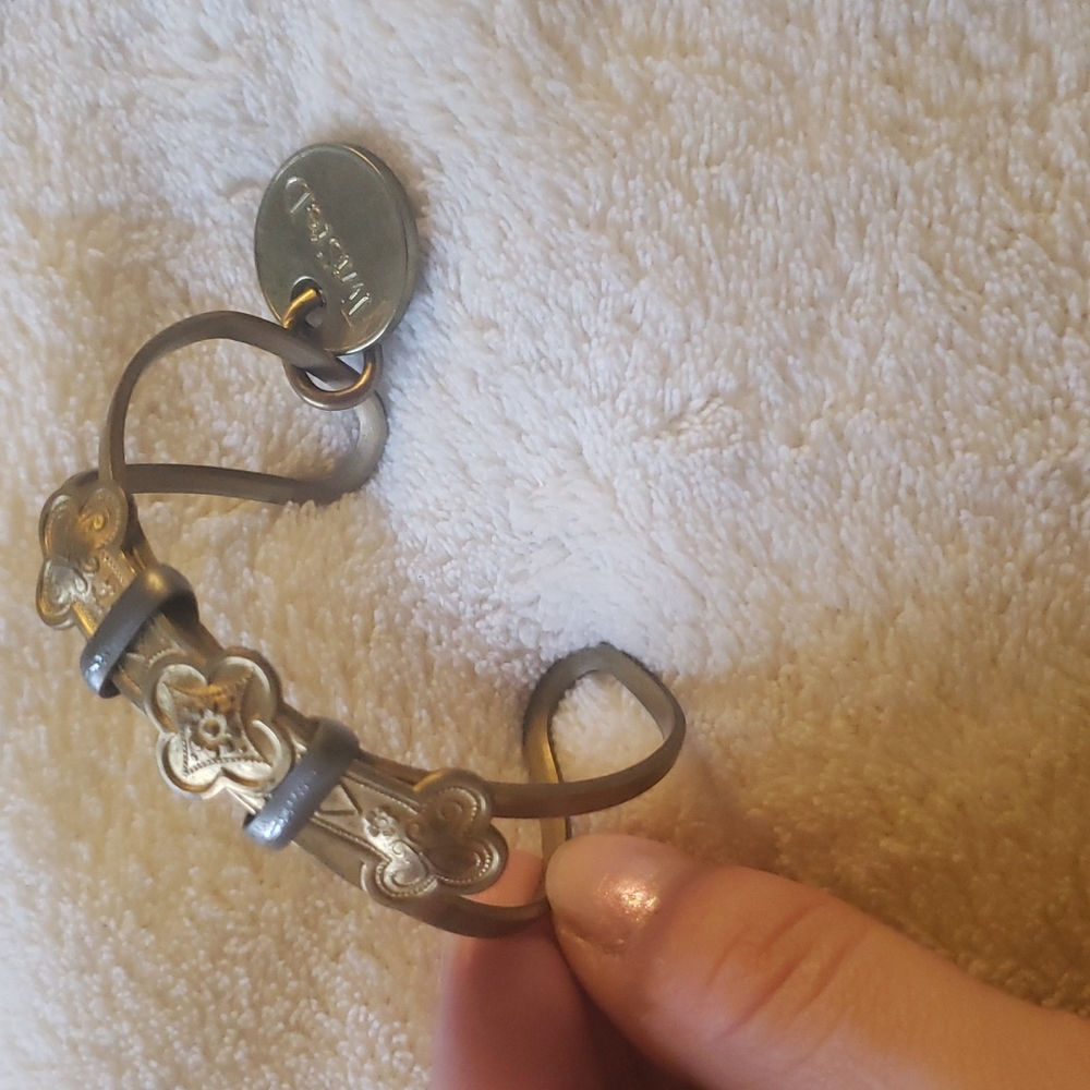 Twisted silver bracelets